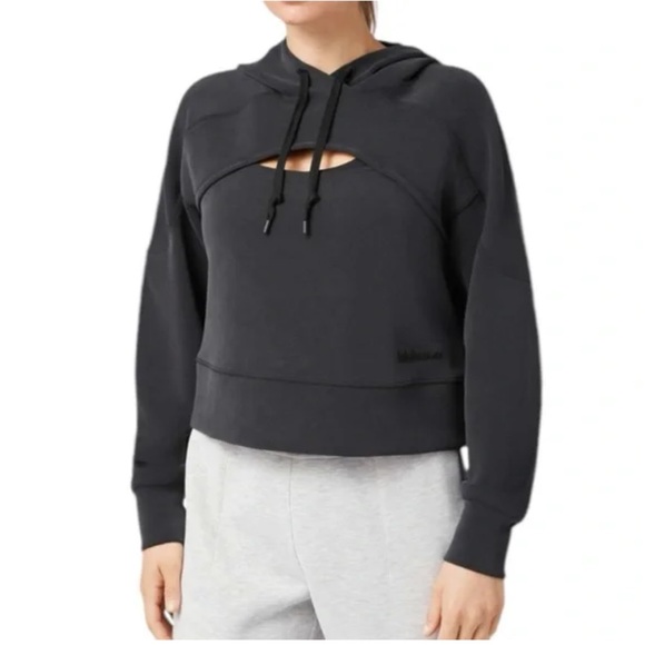 RARE ** Lululemon Get Centered Cropped Softstreme Hoodie - Picture 1 of 7